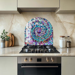 Ocean Mosaic - Glass Splashback