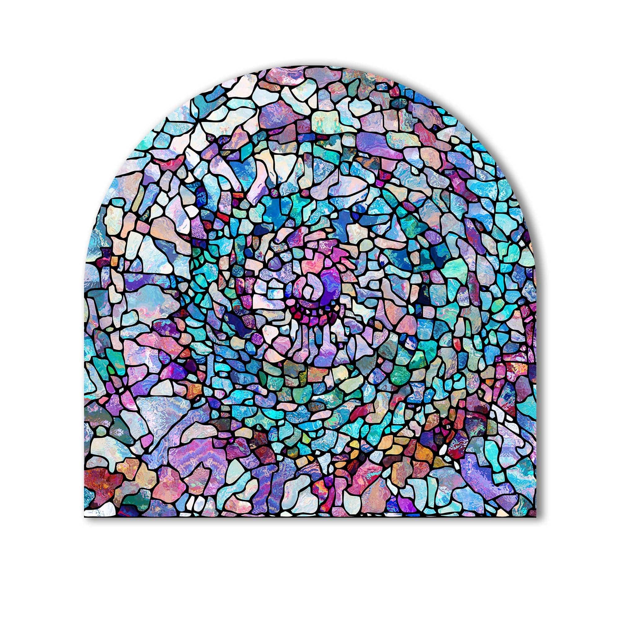 Artronauts Glass Print Ocean Mosaic - Glass Splashback