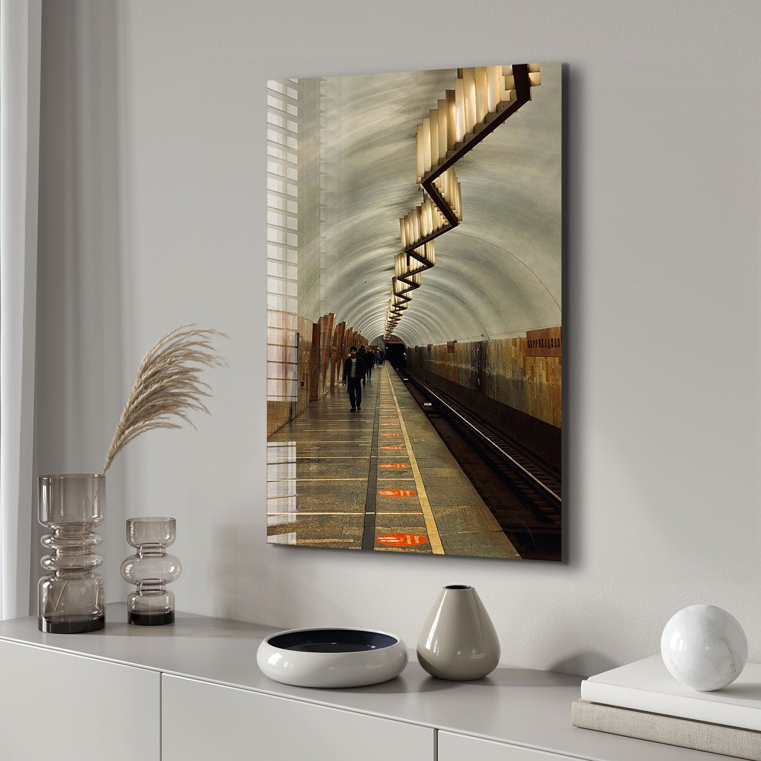 Artronauts Glass Print Urban Underground