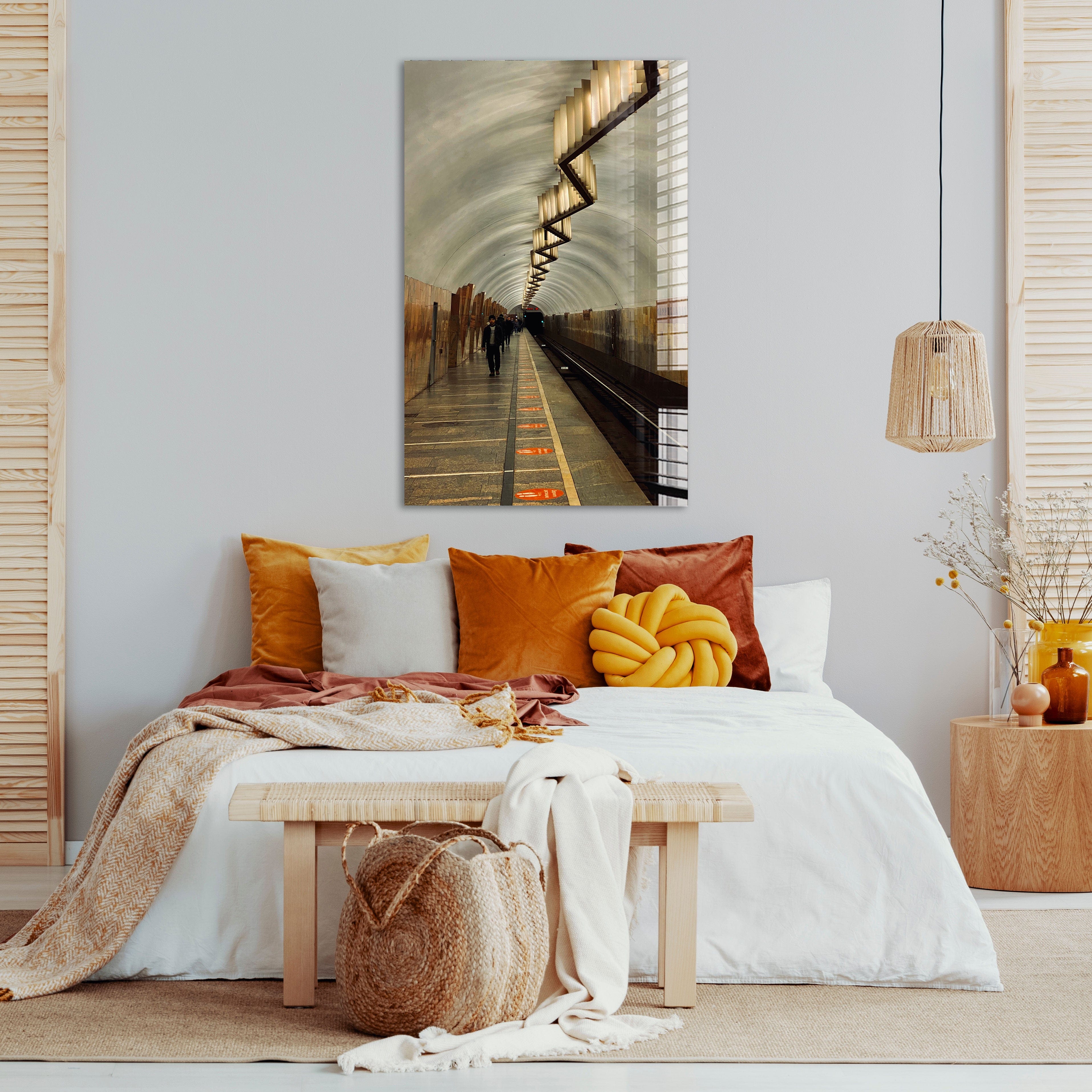 Artronauts Glass Print Urban Underground