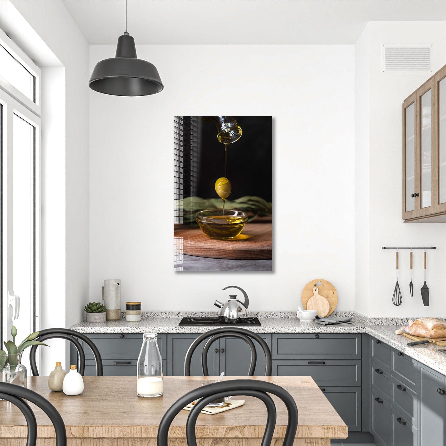 Artronauts Glass Print Olive & Olive Oil