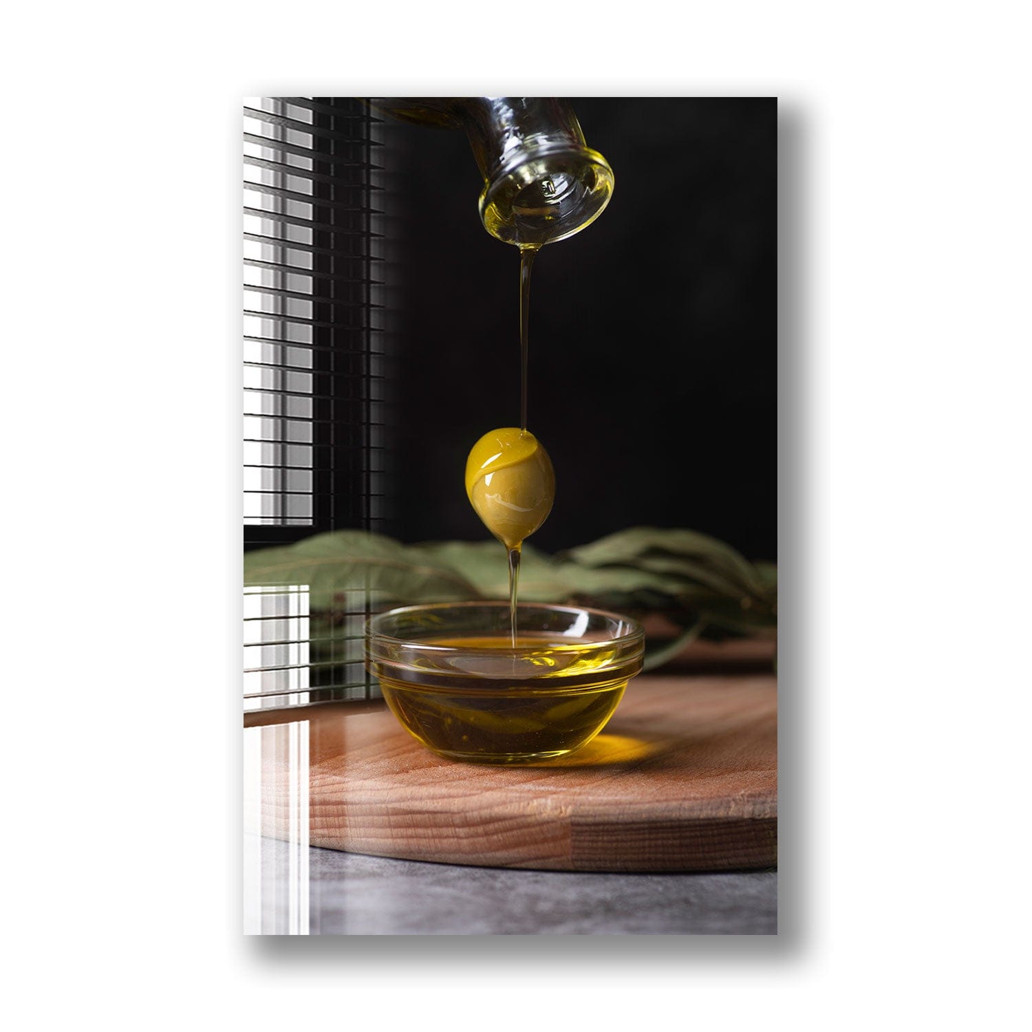 Artronauts Glass Print Olive & Olive Oil