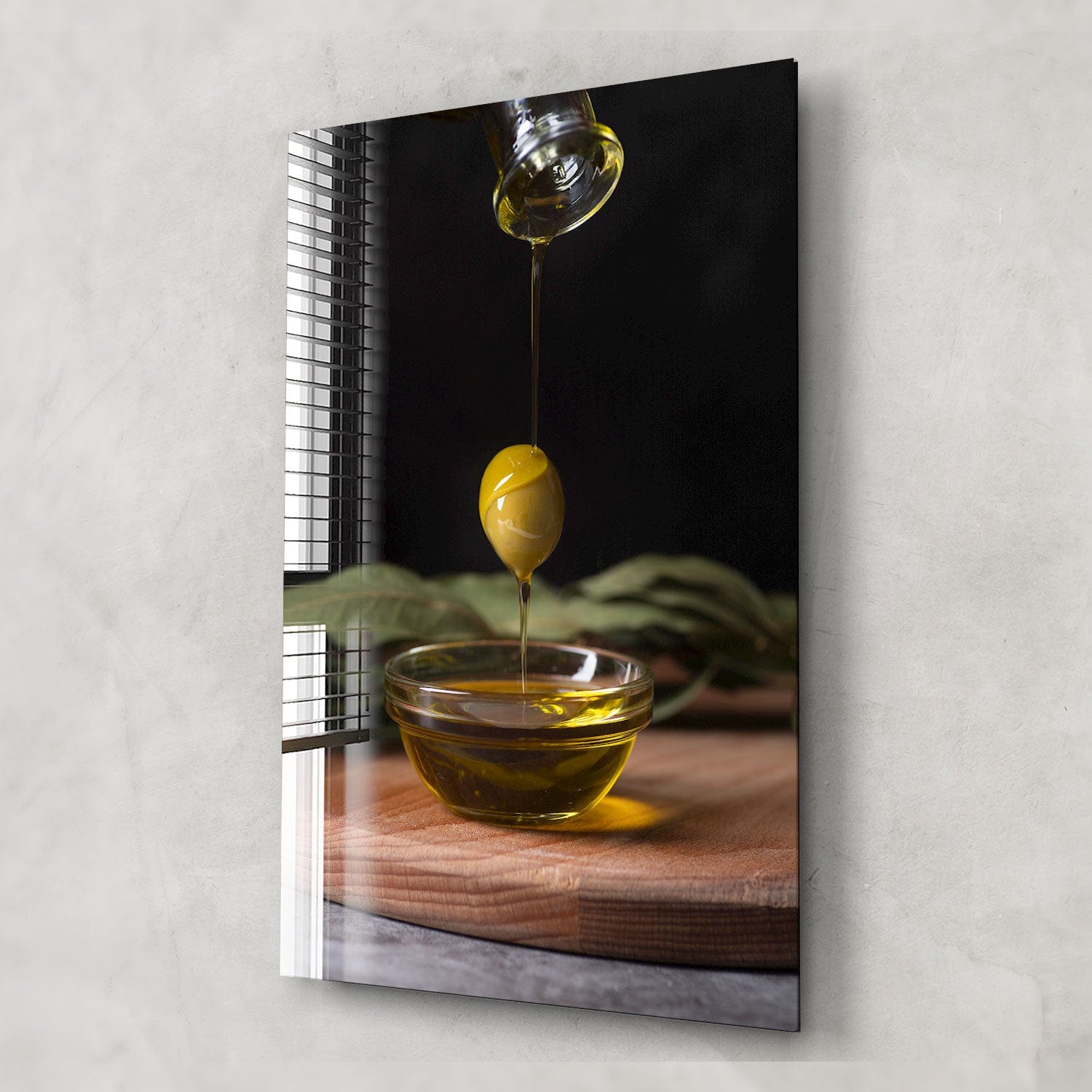 Artronauts Glass Print Olive & Olive Oil