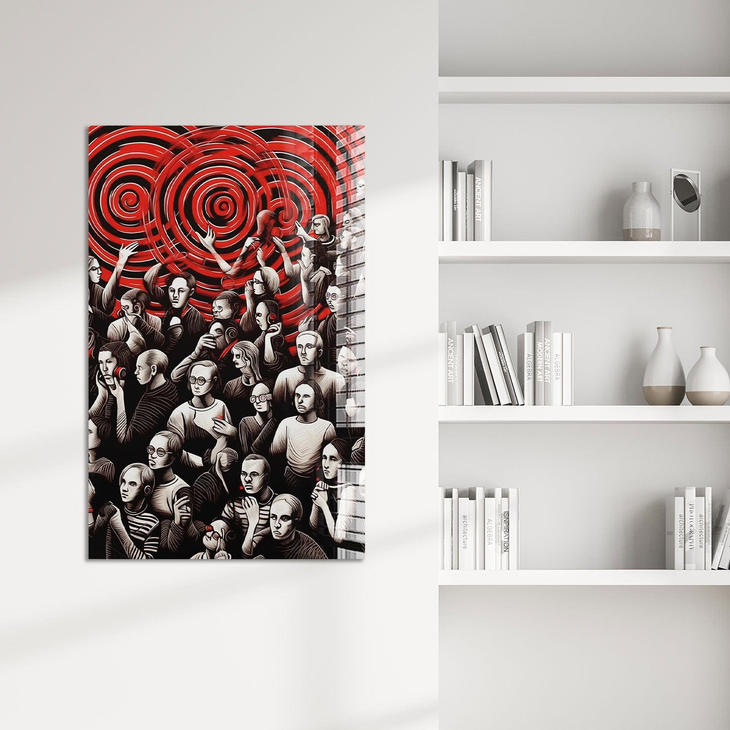 Artronauts Glass Print Hypnotize