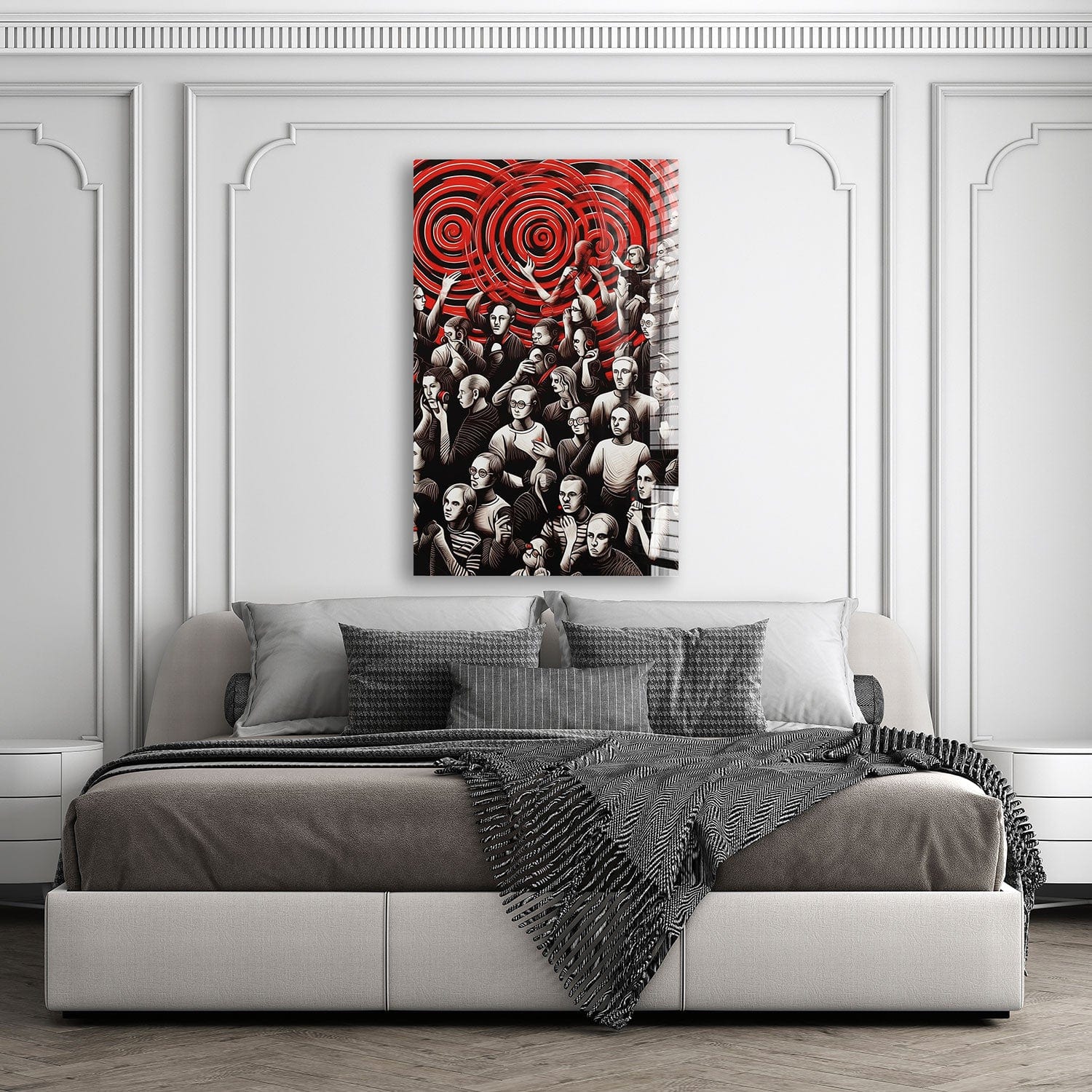 Artronauts Glass Print Hypnotize