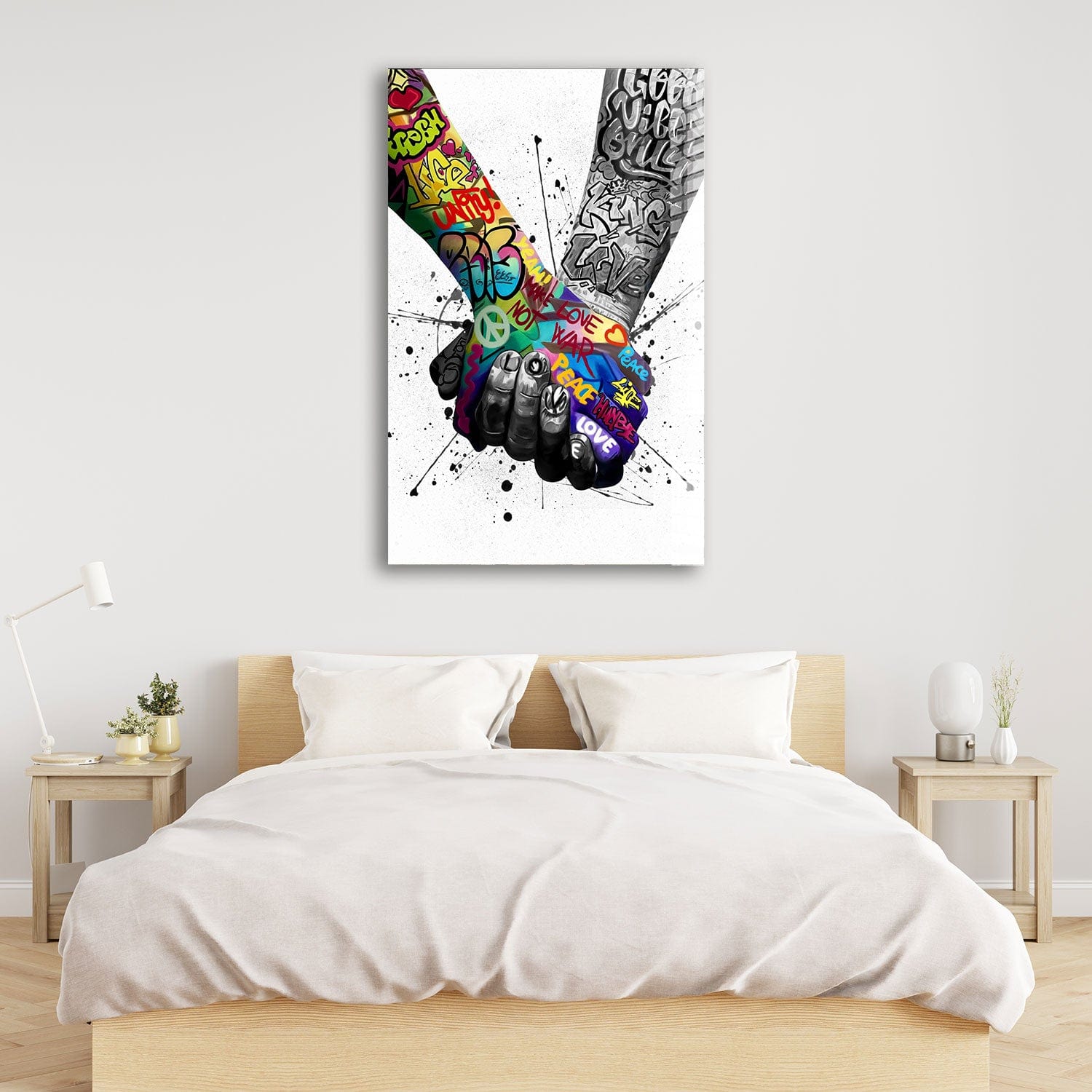 Artronauts Art Glass Print World Unity - Peace