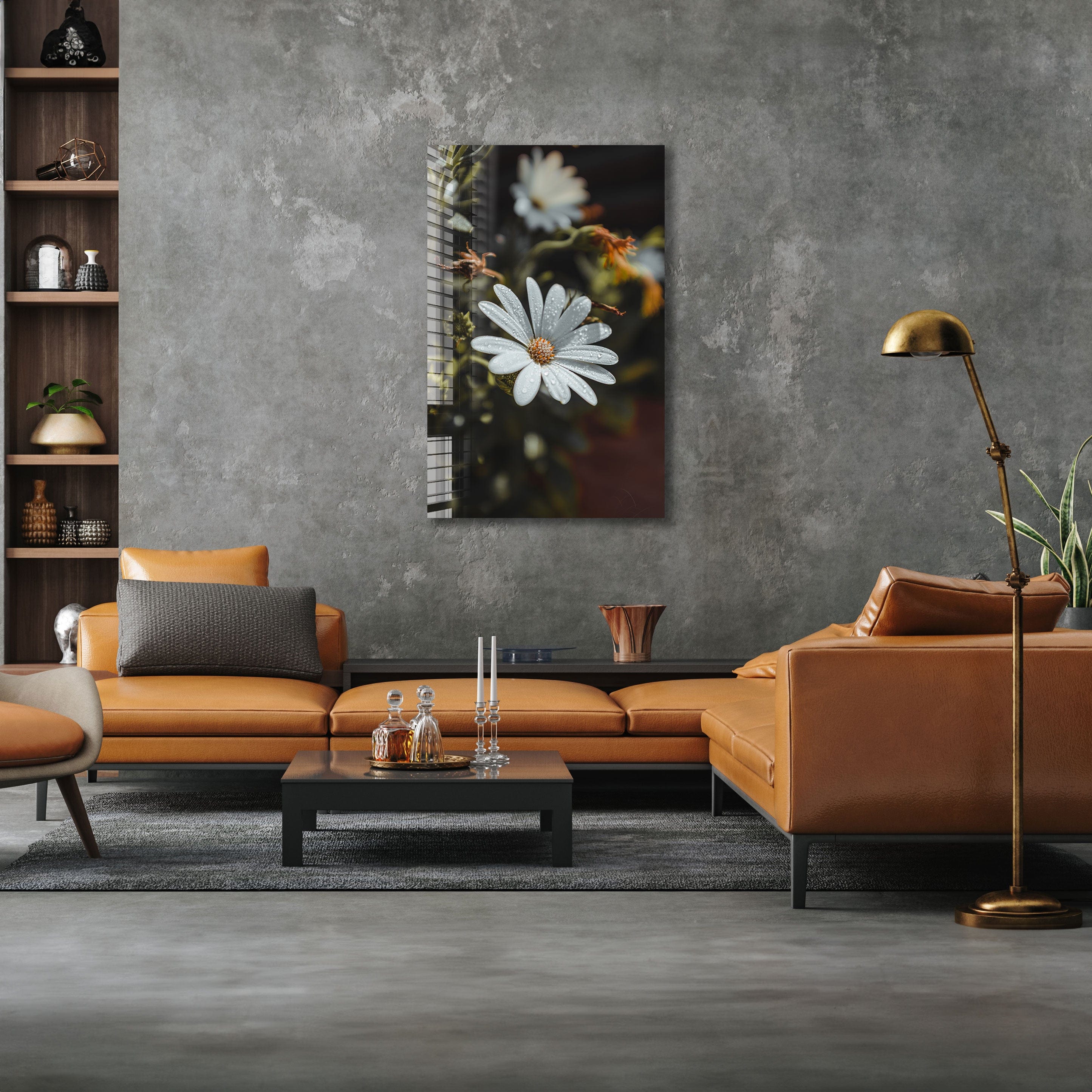 Artronauts Glass Print Daisy