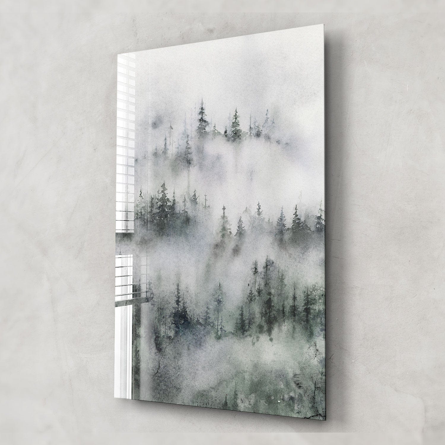 Artronauts Glass Print Forest Painting