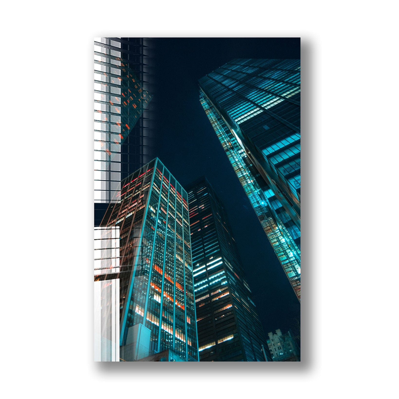 Artronauts Glass Print City Lights