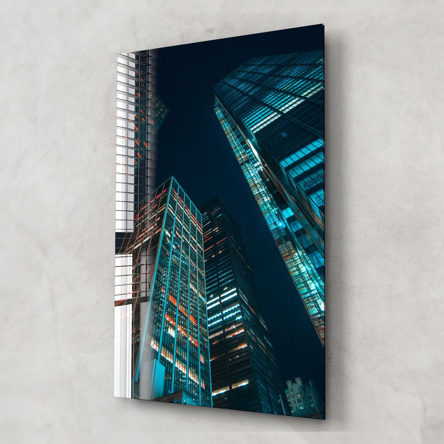 Artronauts Glass Print City Lights