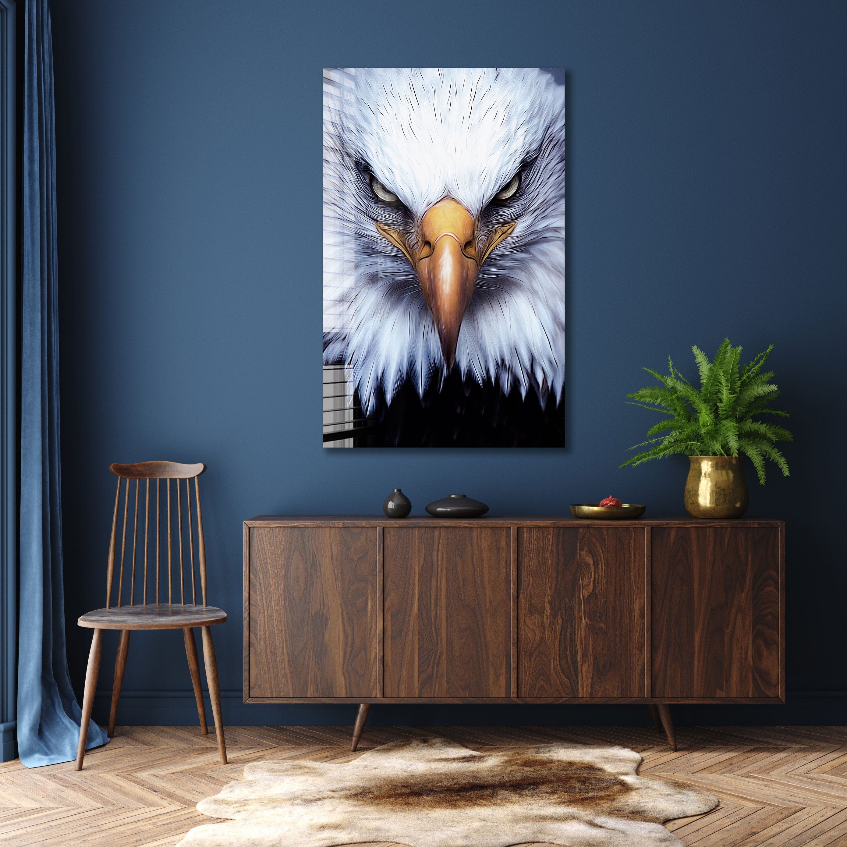 Artronauts Glass Print Hunter Eagle