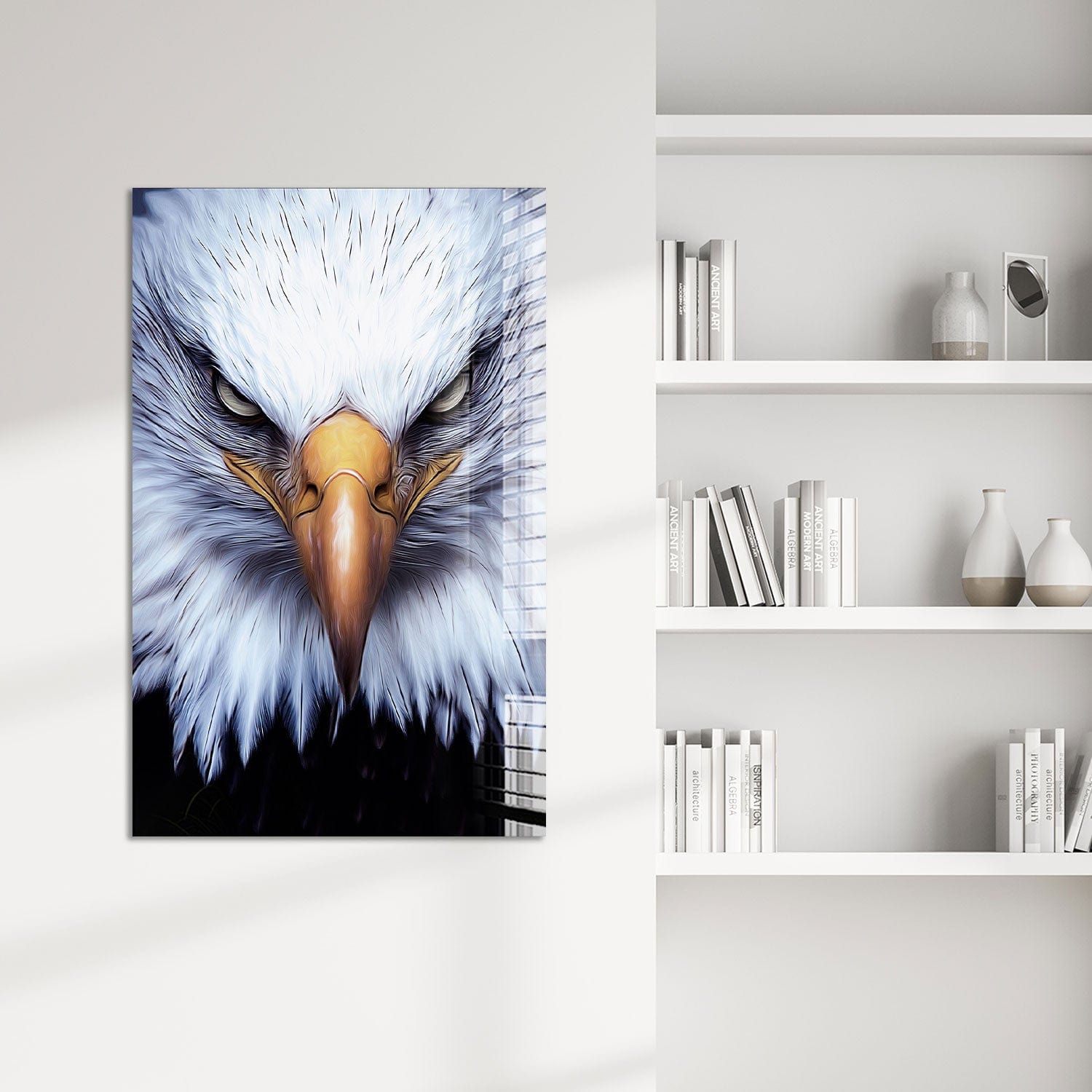 Artronauts Glass Print Hunter Eagle