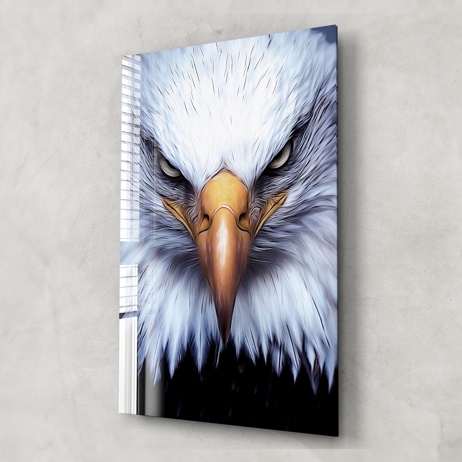 Artronauts Glass Print Hunter Eagle