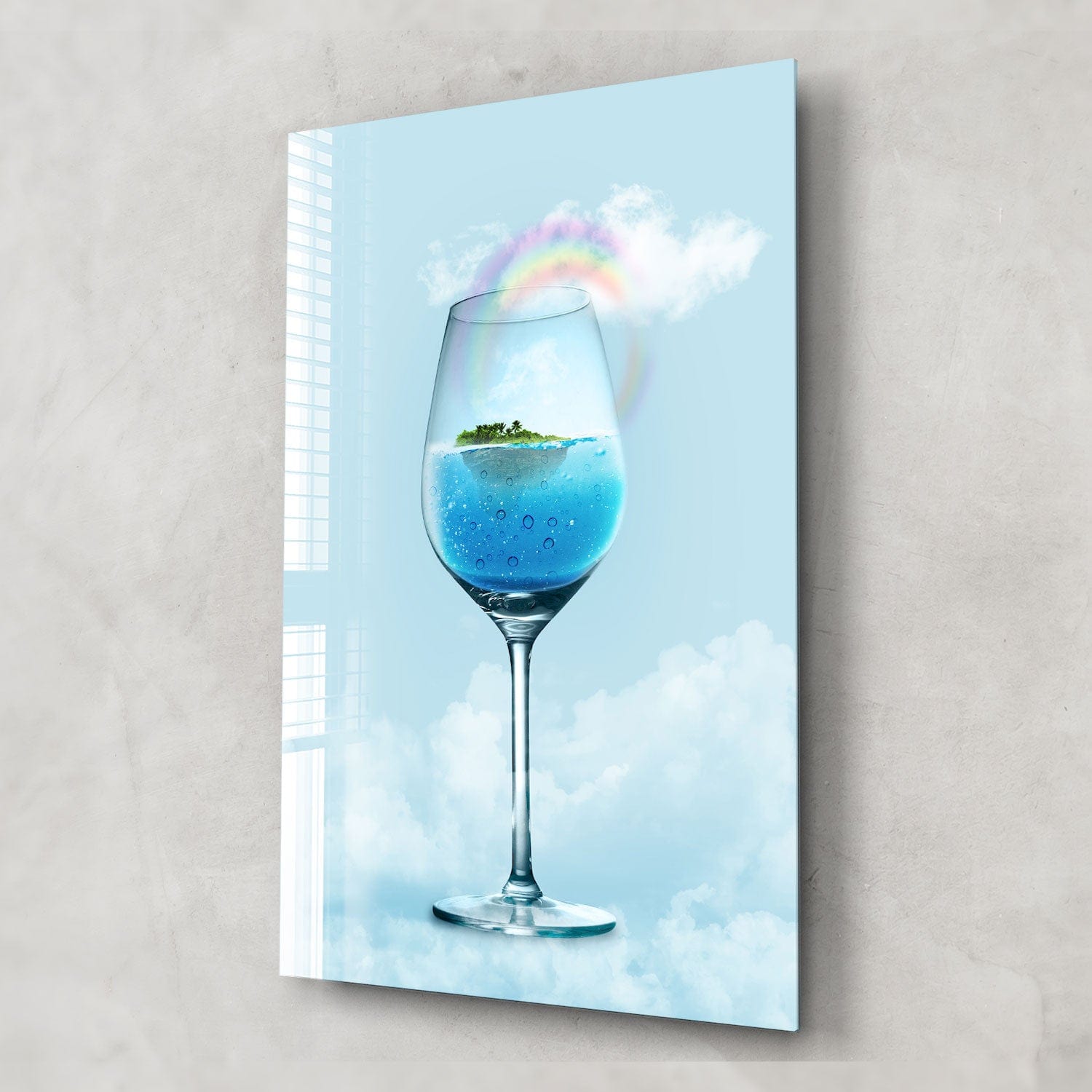 Artronauts Glass Print Dream Cocktail