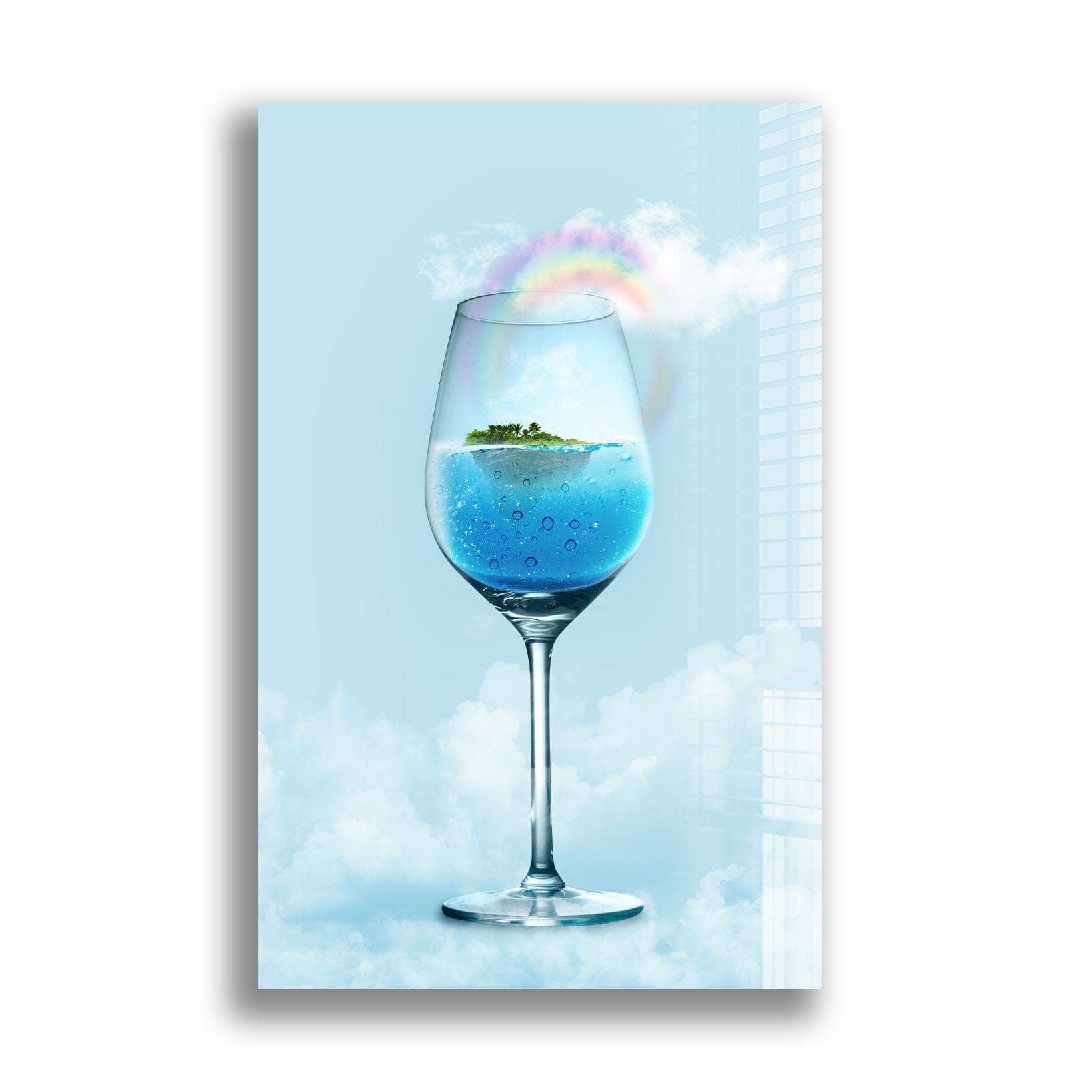 Artronauts Glass Print Dream Cocktail