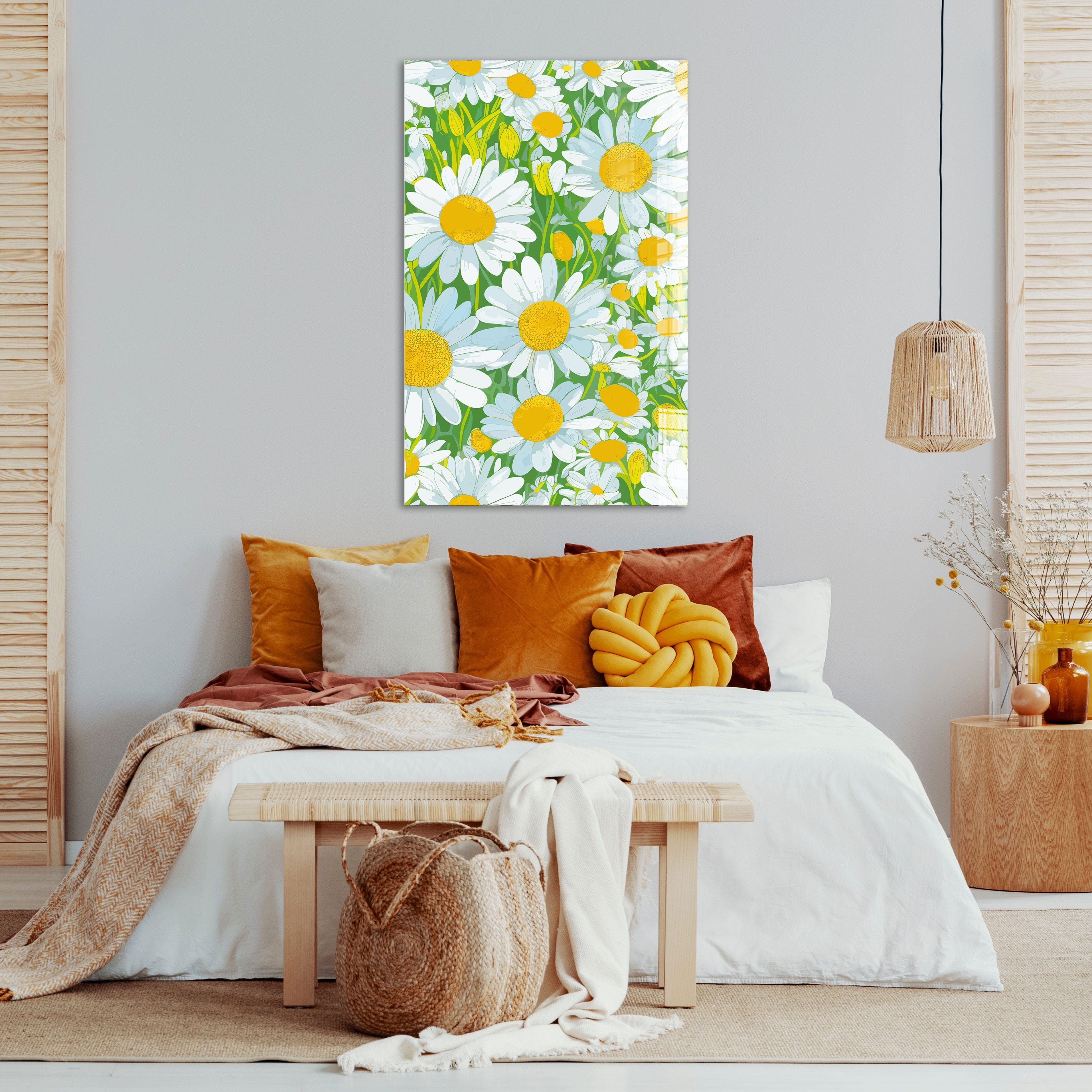 Artronauts Glass Print Daisyland