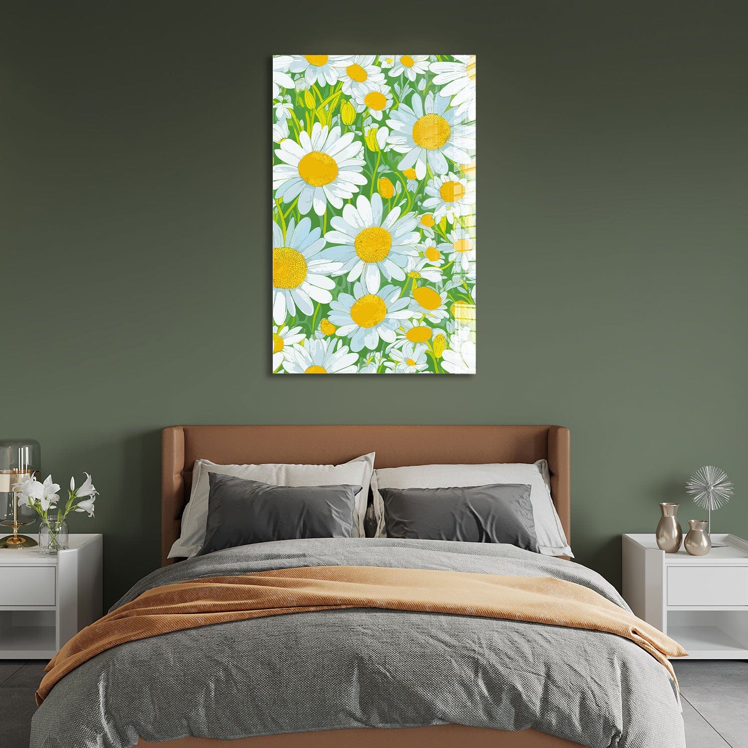 Artronauts Glass Print Daisyland