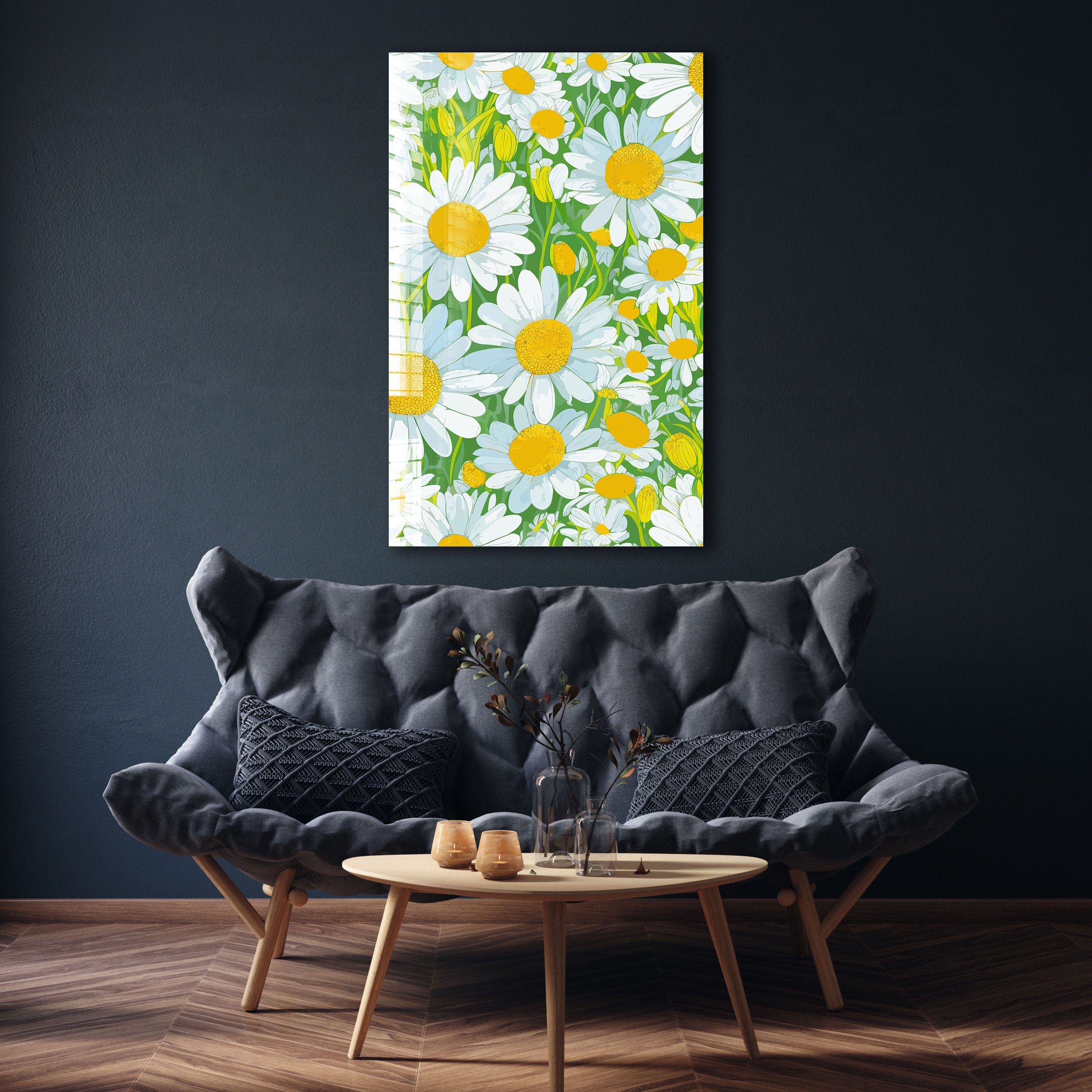 Artronauts Glass Print Daisyland