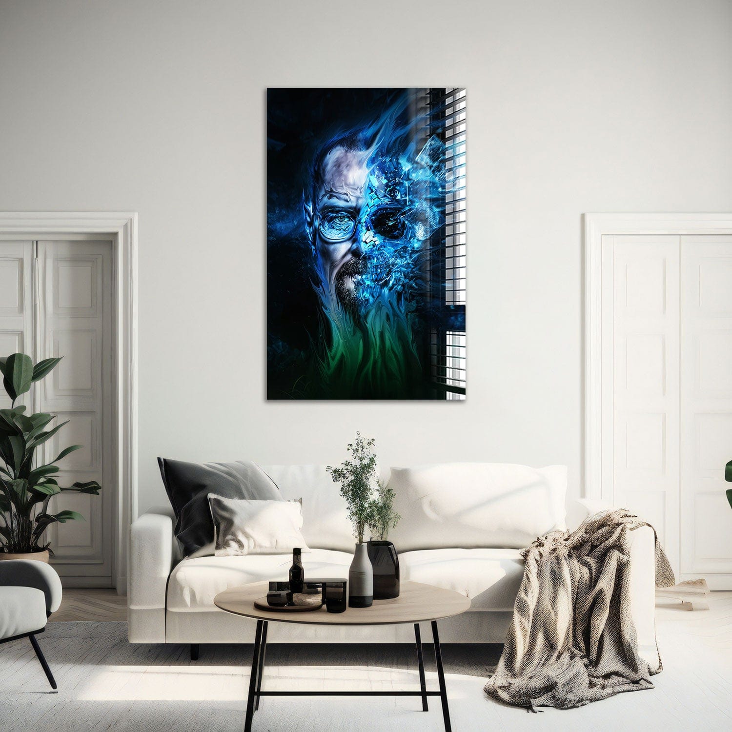 Artronauts Glass Print Walter White