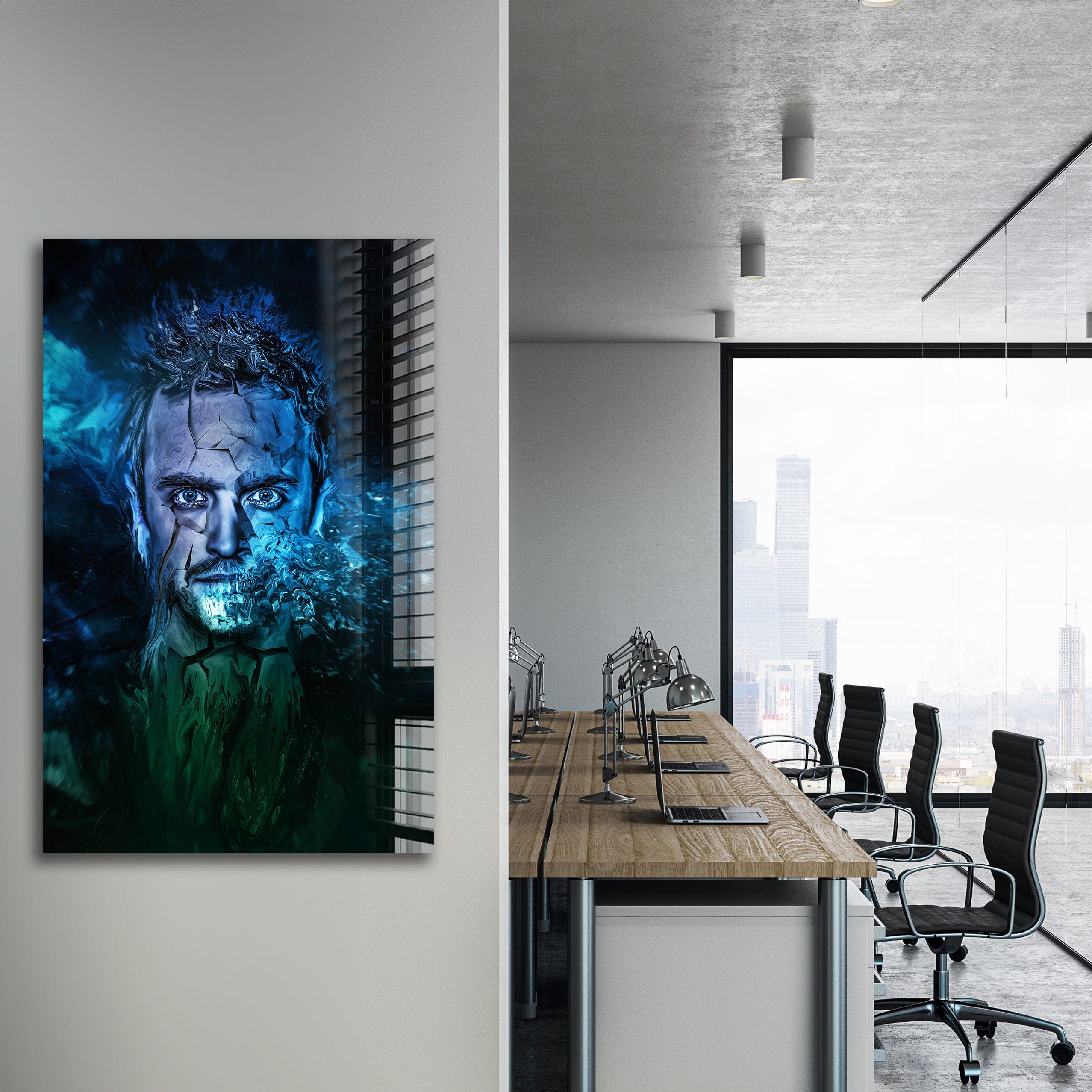 Artronauts Glass Print Jesse Pinkman