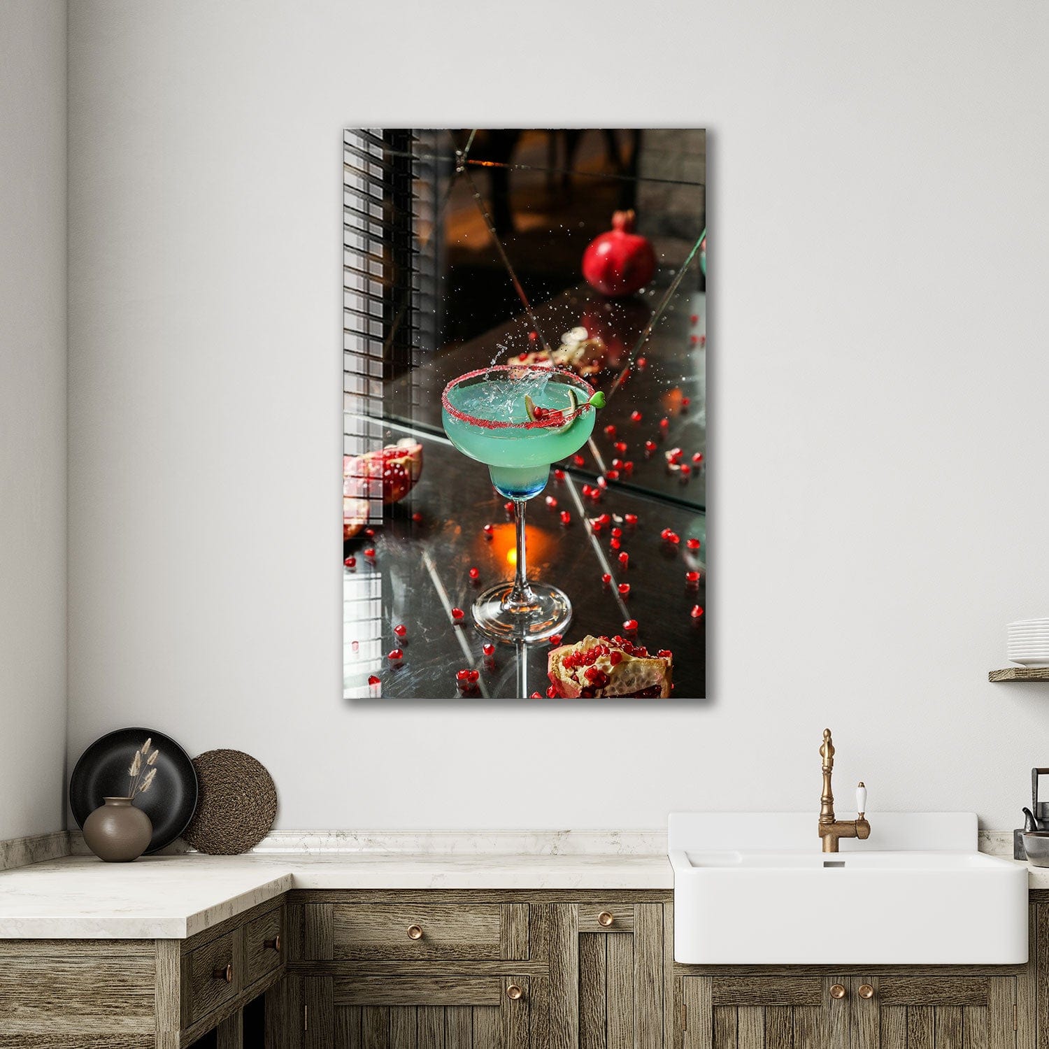 Artronauts Glass Print Hawaii Cocktail