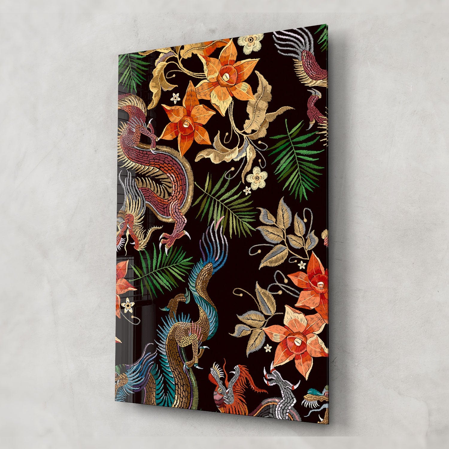 Artronauts Glass Print Japanese Strength Art - Tempered Glass Wall Art