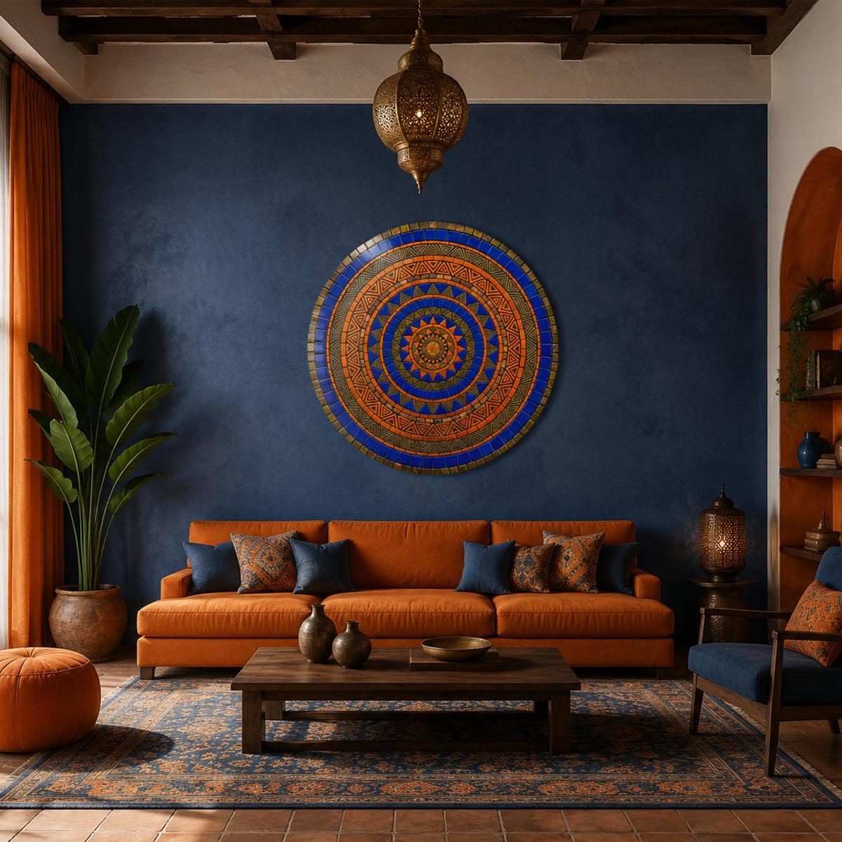 Sahara Mandala in a modern room