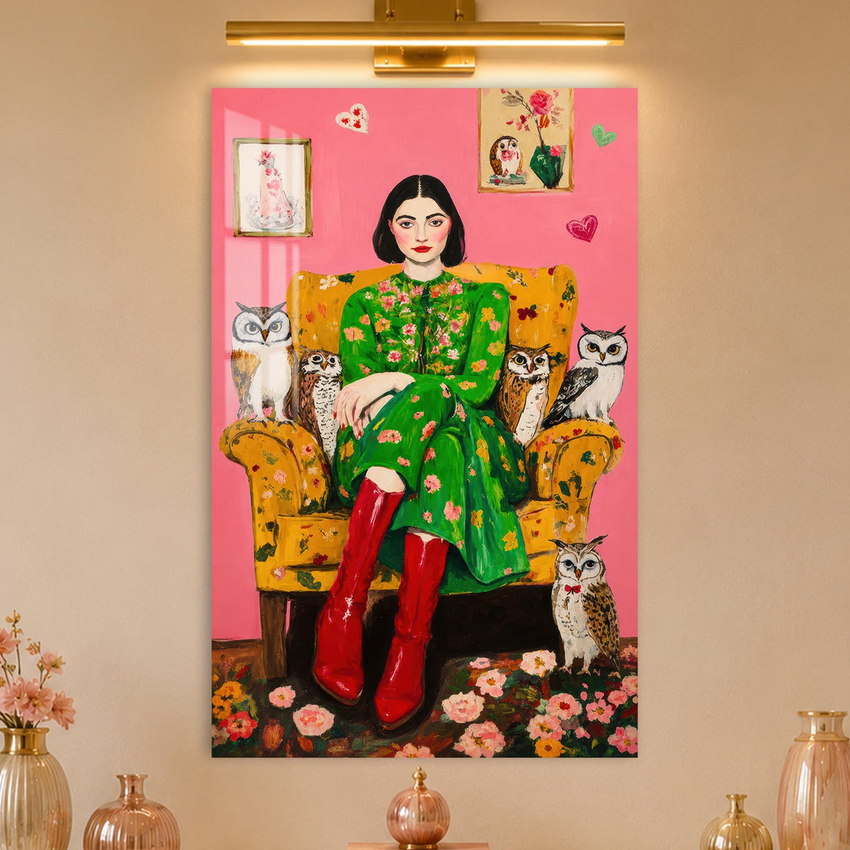 Owl Garden Muse lifestyle view