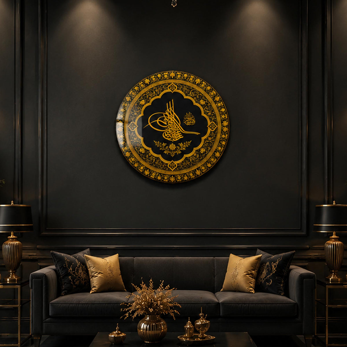 Golden Ottoman Calligraphy lifestyle view