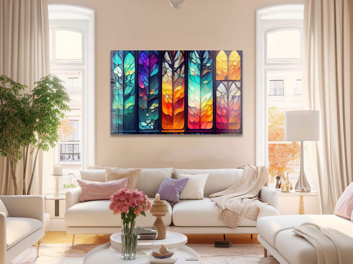 Artronauts Glass Print Windows Stained Glass Effect