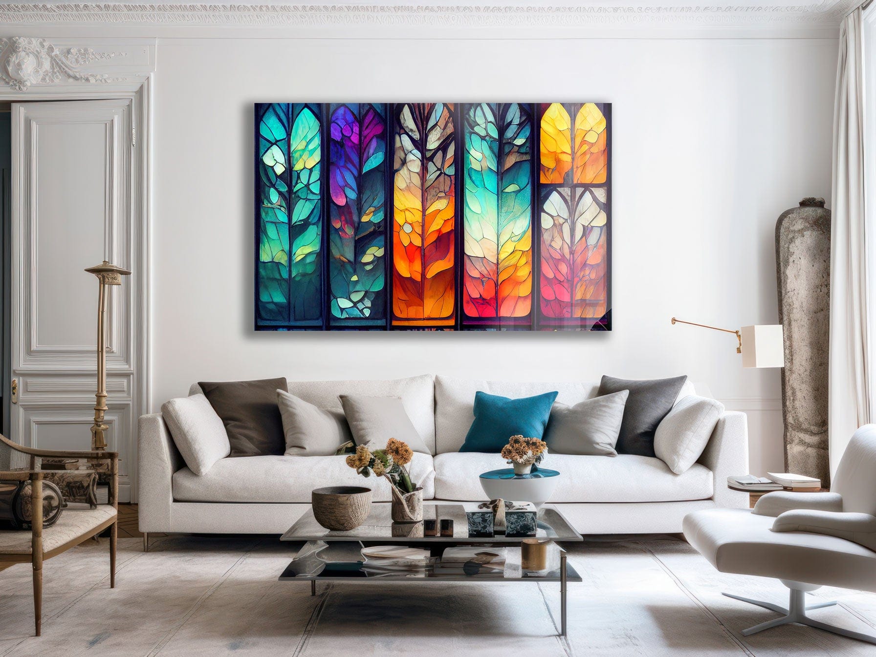 Artronauts Glass Print Windows Stained Glass Effect