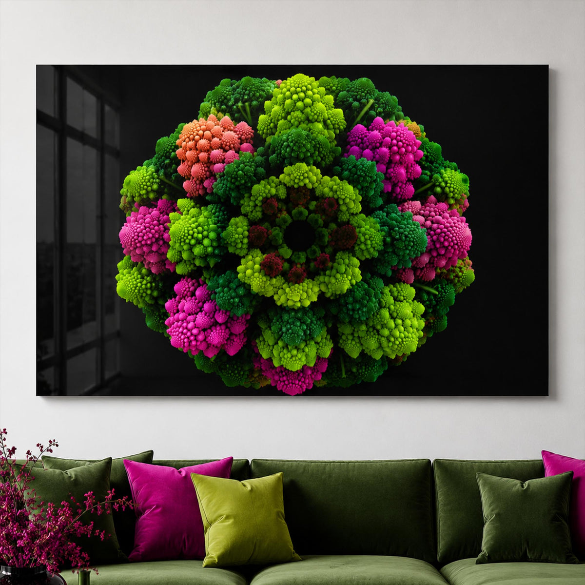 Romanesco Color Mandala lifestyle view