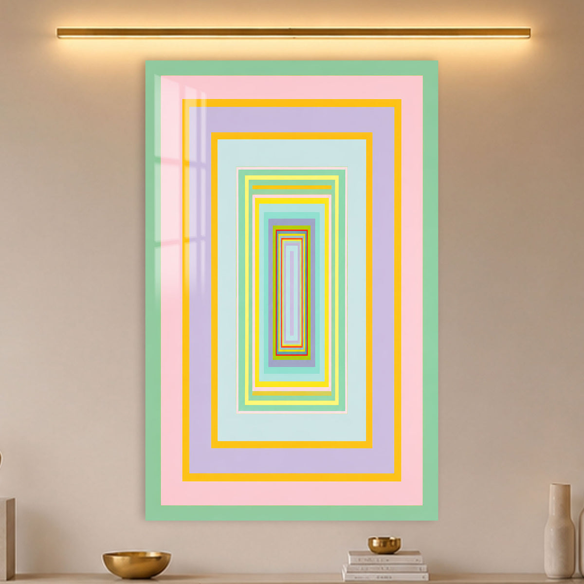 Pastel Portal in a modern room
