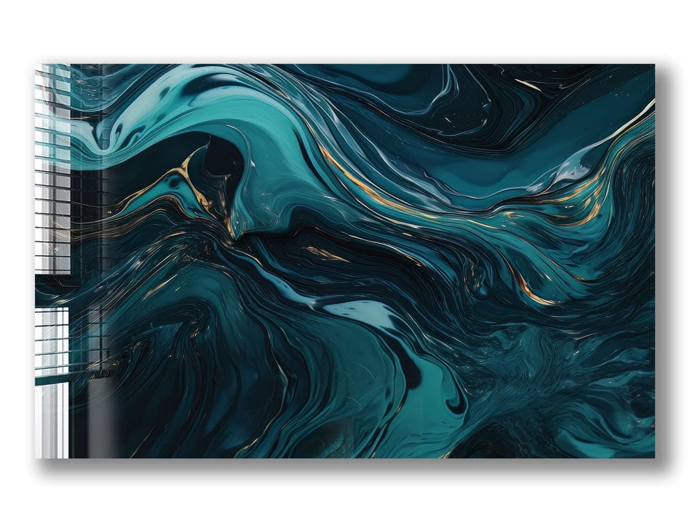 Artronauts Glass Print Wave Abstract