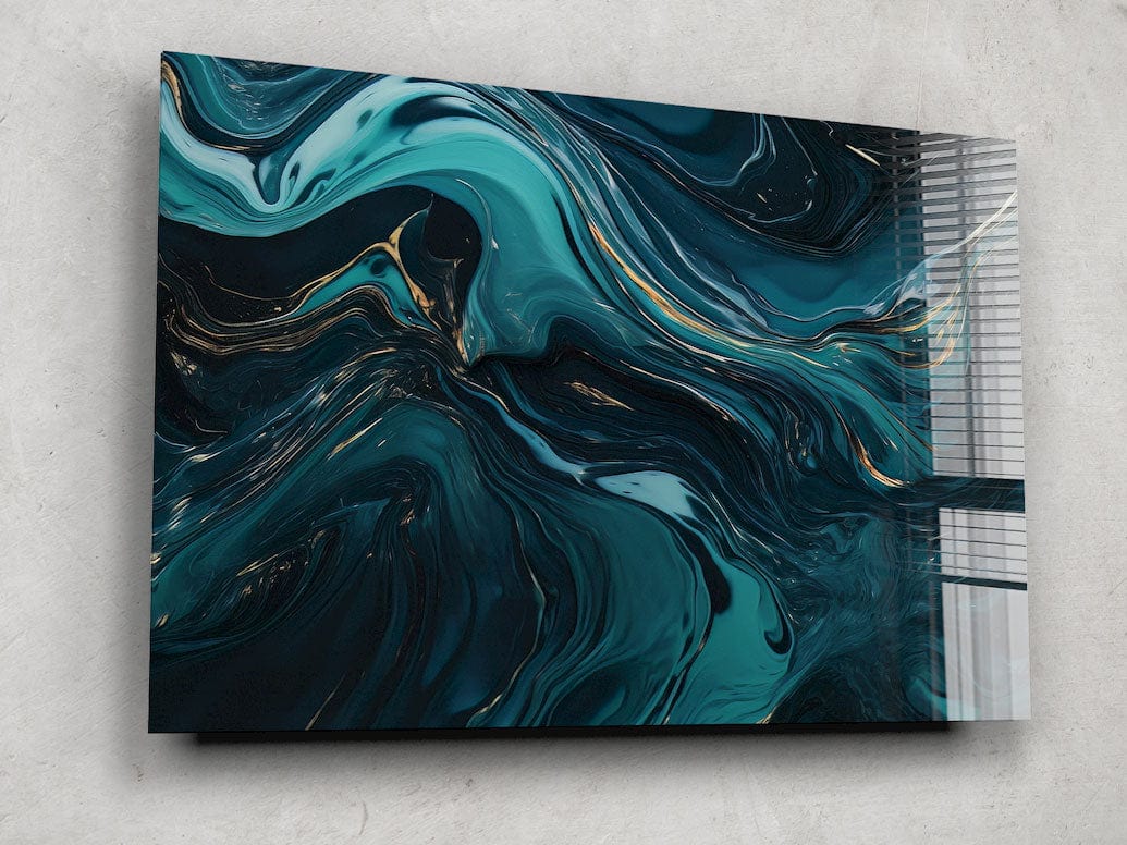 Artronauts Glass Print Wave Abstract