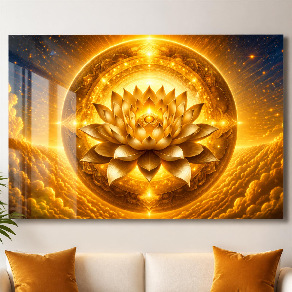 Celestial Golden Lotus lifestyle view