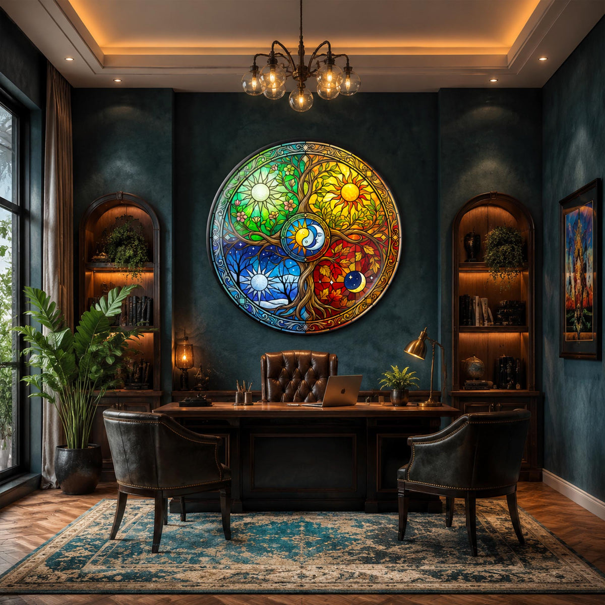 Four Seasons Tree in a modern room