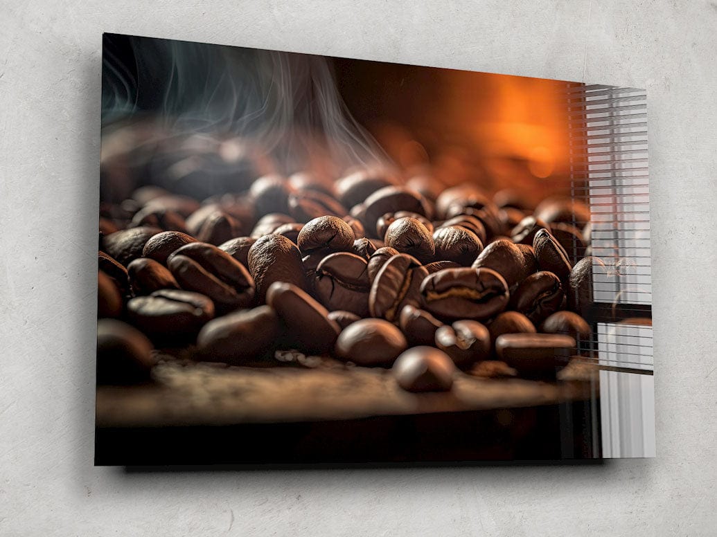 Artronauts Glass Print Coffee Beans