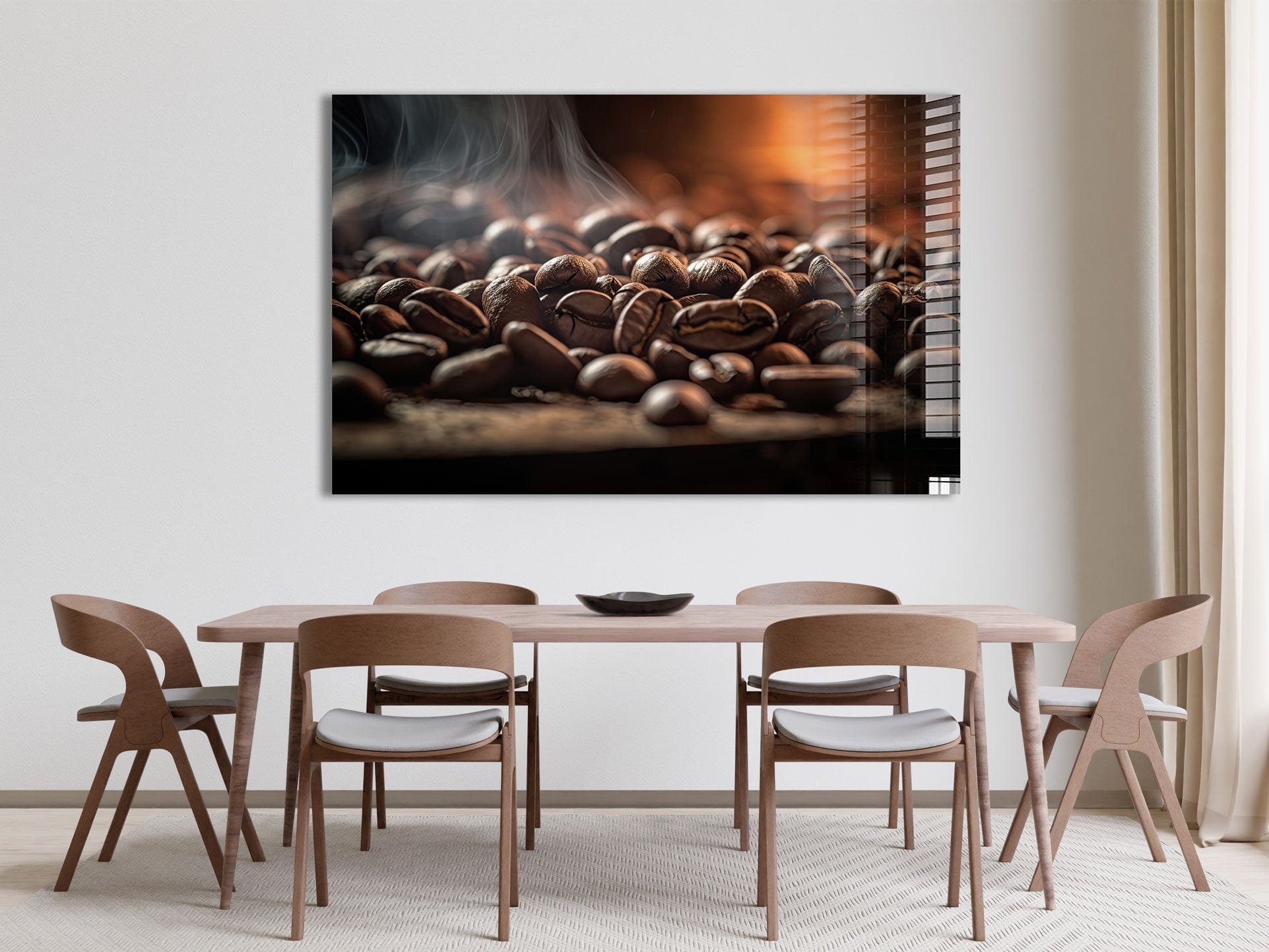 Artronauts Glass Print Coffee Beans