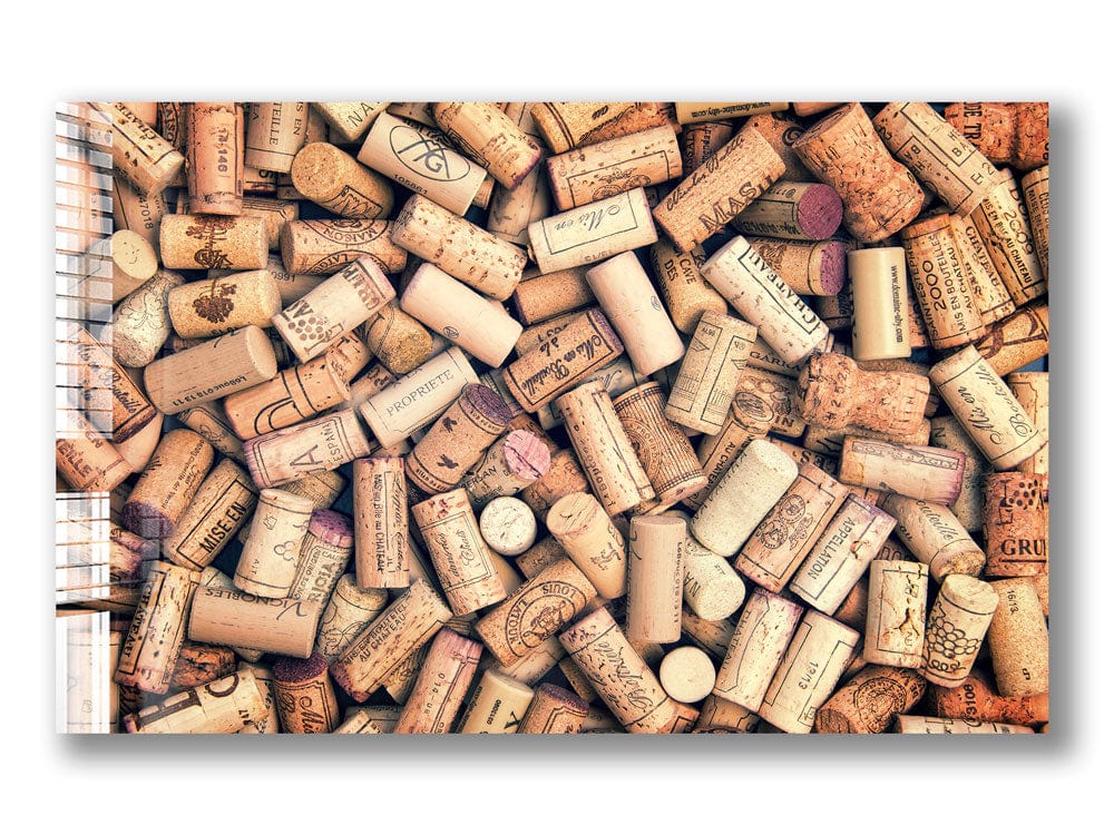 Artronauts Glass Print Wine Corks II
