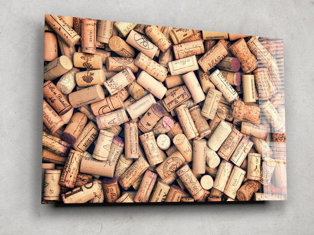 Artronauts Glass Print Wine Corks II