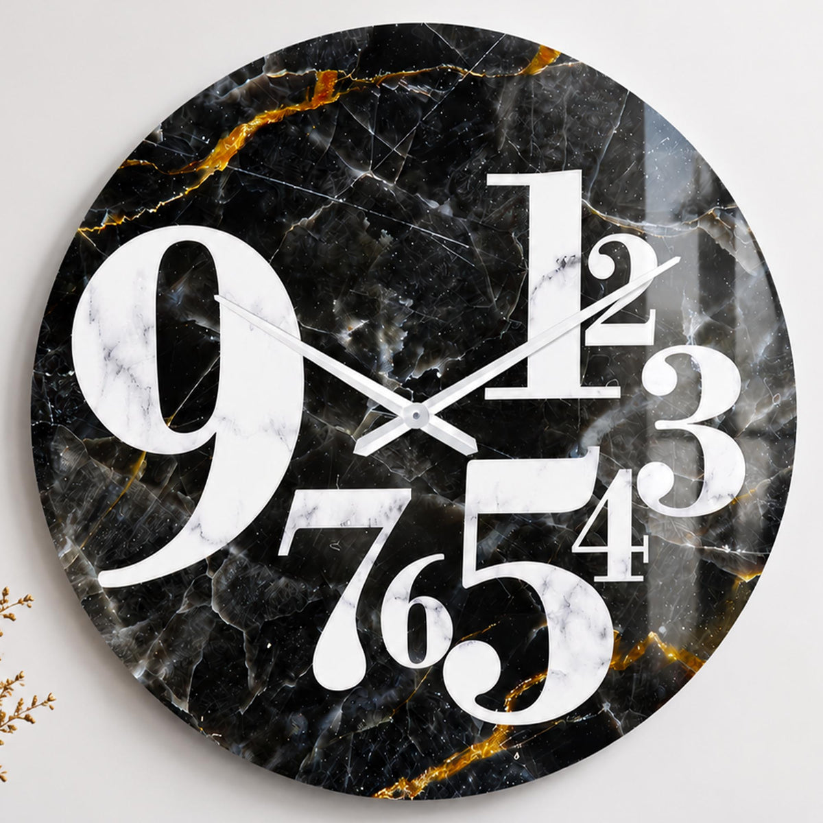 Midnight Marble Numerals lifestyle view