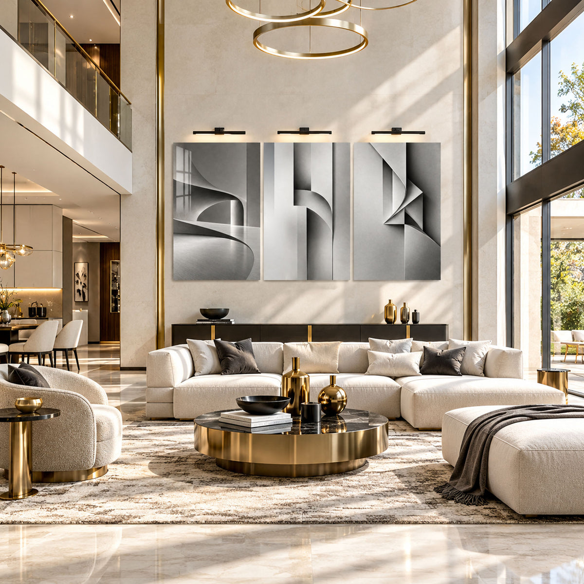 Sculptural Gray lifestyle view