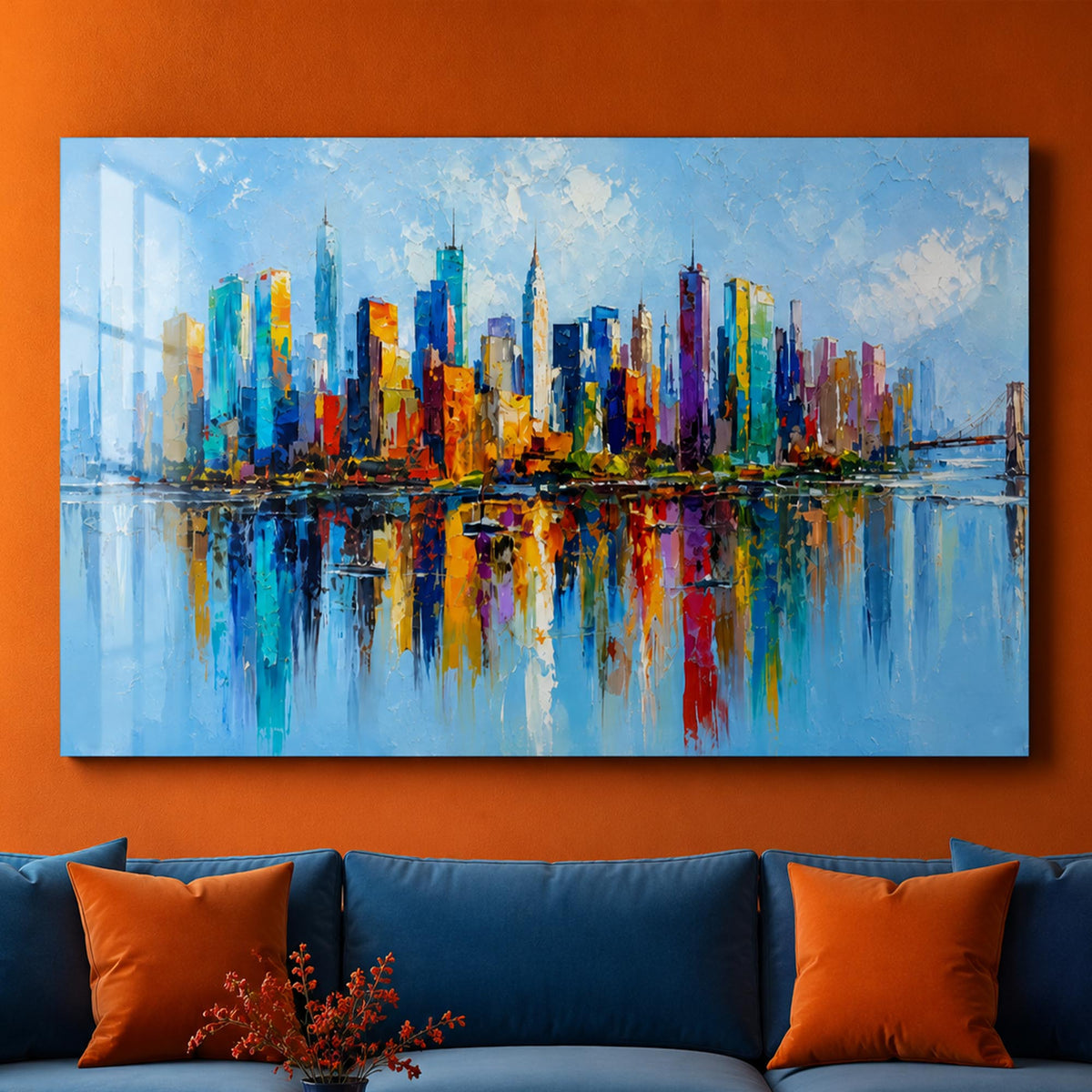 Vibrant Manhattan Reflections lifestyle view