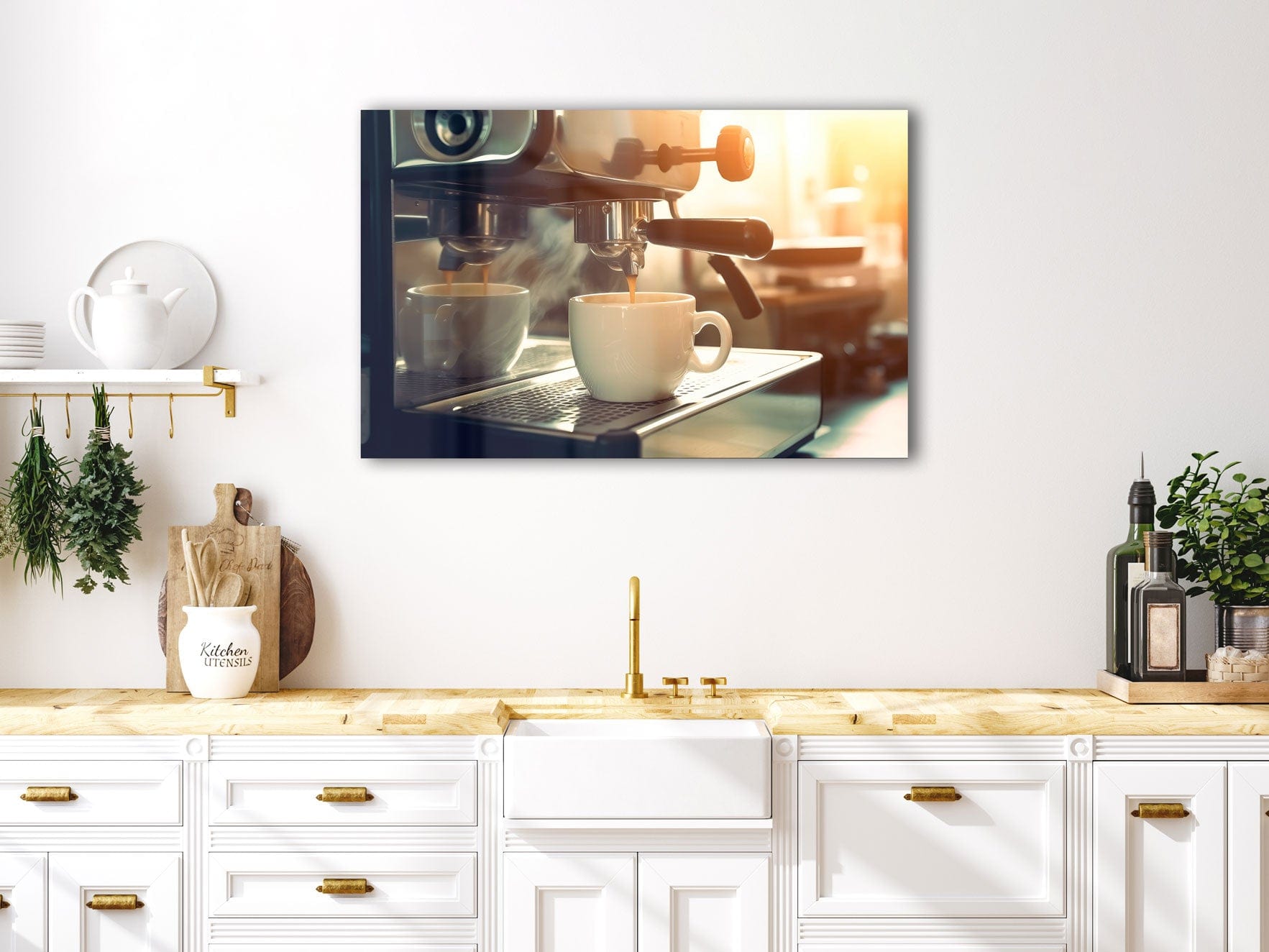 Artronauts Glass Print Coffee