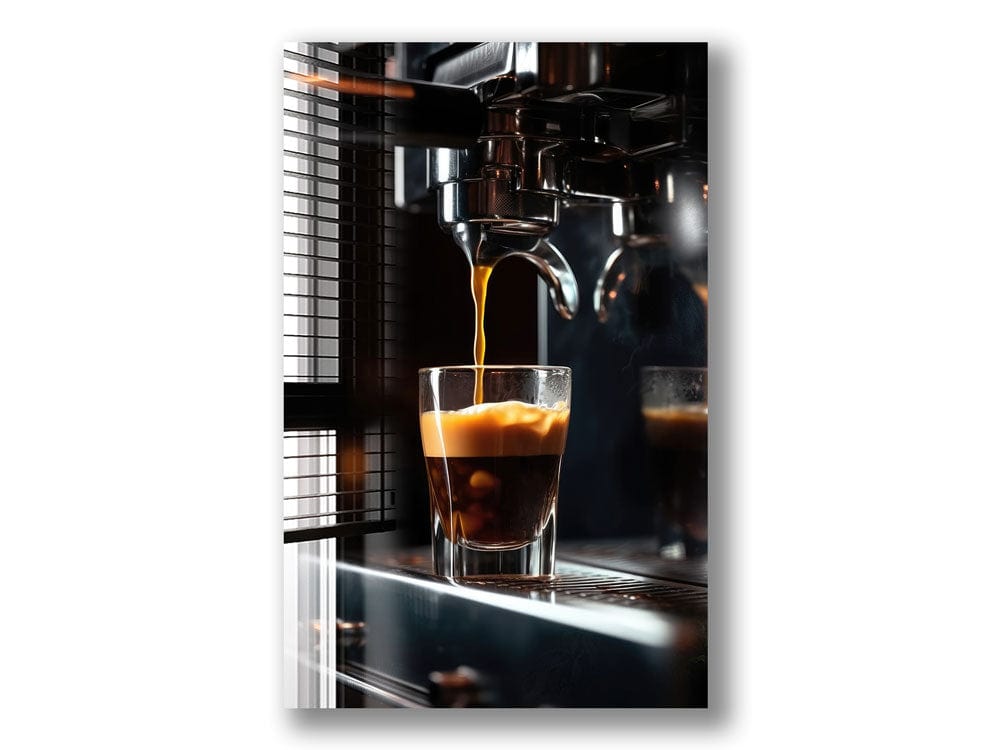 Artronauts Glass Print Espresso