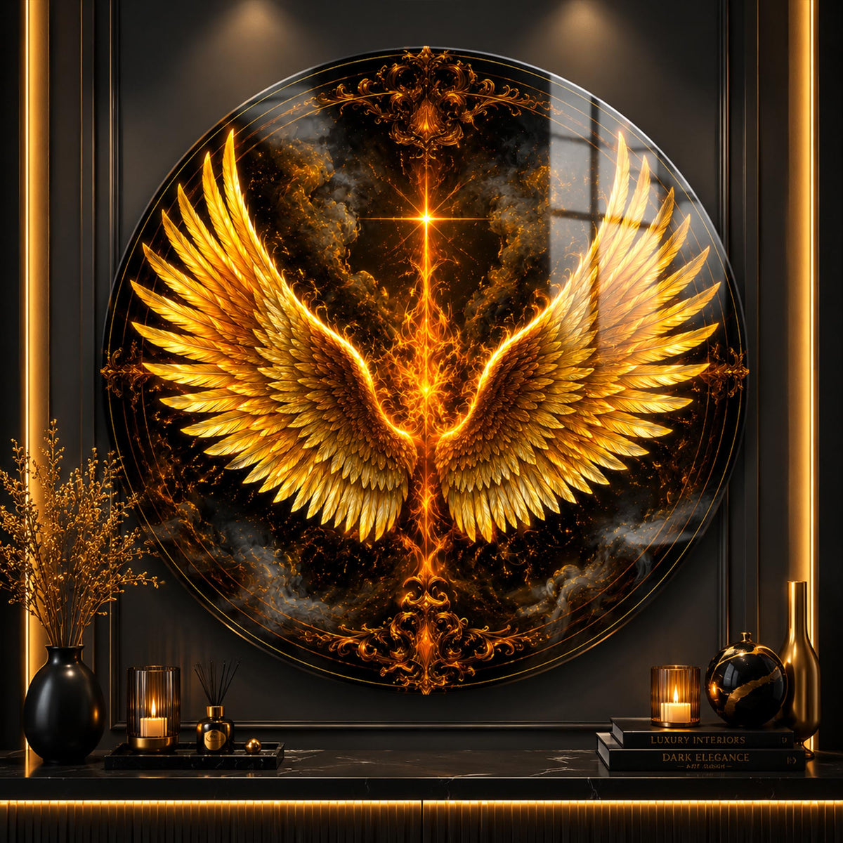 Golden Phoenix Wings lifestyle view