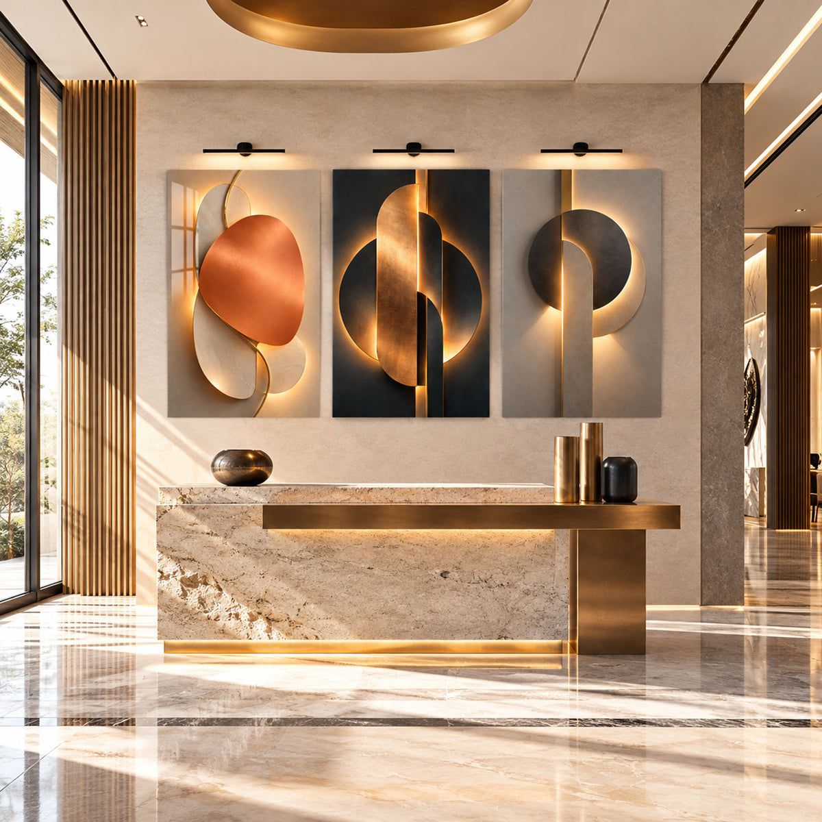 Golden Geometry III lifestyle view