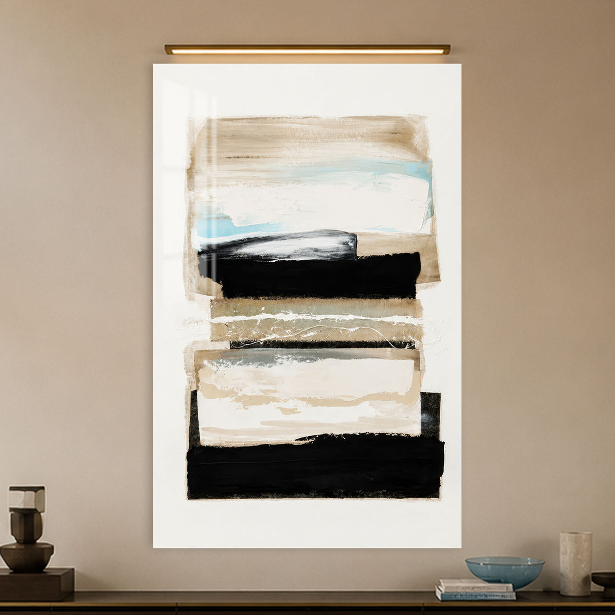 Coastal Layers in a modern room