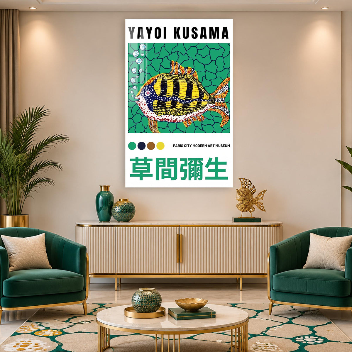 Kusama Spotted Fish lifestyle view